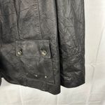 Conrad C Woman Women’s Jacket Stitching Soft Lightweight Black Faux Leather 20 Size 20W Photo 8