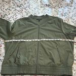 Banana Republic Sage Green zip up bomber jacket Photo 10