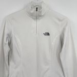 The North Face TKA 100 jacket women's XS pullover fleece 1/4 zip mock neck white Photo 1