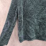 A New Day  Green Chenille Cozy Electric Chunky Boxy Granny Pullover Sweater XL Photo 6