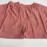Loft  Sleep PJ Pajama Pants Wide Leg Lightweight Animal Print Lounge Coral Brown Photo 8