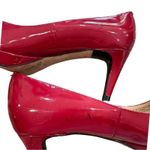 Cole Haan  CHELSEA Red Patent slip on platform Leather Heels Sz 7 NWOB Photo 4