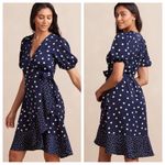 Summersalt The Silky Luxe Puff Sleeve Beach to Brunch Wrap Dress Size 8 Photo 10