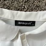 Allegra K White Button Down  Photo 1