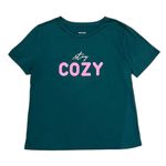 Nine West Teal Stay Cozy T-Shirt Size Large Photo 0