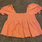 Apricot Lane Orange Flowy  Top Photo 0