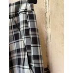 Korean Mishow punk rock goth black white high rise checkered plaid dress pants S Photo 3