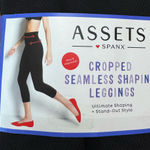 Spanx  Black Cropped Seamless Shaping Leggings Photo 0