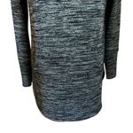 Tahari Sweater Knit Cowl Neck Womens Med Stretchy Oversized Kangaroo Pocket Photo 2