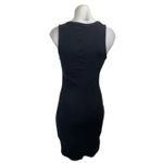 ZARA  Women's Black Sleeveless Stretch Knit Mini Bodycon Sweater Tank Dress Sz M Photo 1
