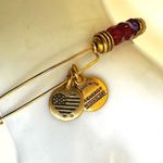 ALEX AND ANI  red and gold tone beaded bracelet Photo 2