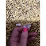 Anthropologie Moth Yellow Chunky Knit Julliet Short Sleeve Sweater Tunic Top M Size M Photo 7