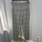 ZARA trf Collection Brown Beige Teal Highwaisted Dress Pants Trousers - Small Photo 1