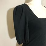 Wild Fable NWOT Black Fitted Mini Dress Puffy Half Sleeve New Photo 4