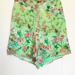 Jay Godfrey  Lydia Strapless Green Floral Romper Size 4 Photo 2