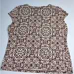 Liz Claiborne 💜 Beaded Mandala Blouse Photo 1