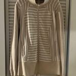 Lululemon  Define Asana Striped Beige and White Jacket Photo 0