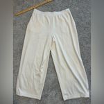 Lou & grey Signature soft Cream Wide-Leg Pants with front seam size women’s XL Photo 5