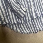 C&C California  Navy and White Striped Shirt Photo 3