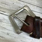 Timberland  Western Belt Braided Leather Womens Chunky Small Brown  Boho Outdoor Photo 2