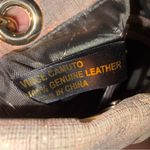 Vince Camuto Christina Copper Rose Gold Metallic Leather Crossbody Bag Purse Photo 9