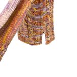 Ramy Brook Abby Marled Knit Hoodie Sweater Orange Pink Yellow Size Medium Photo 6