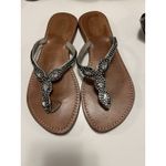 Mystique Boutique  Crystal embellished Sandal Size 10 Handmade Photo 5