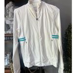 Splits59 Rain Airweight Jacket White Aqua Womens Size XS Photo 0