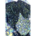Vera Bradley Vintage Duffle LARGE TRAVELER Bag Flower Daisys Blue Green Bag Photo 12