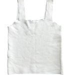 Mango MNG knit crop top off white cream color size Small Excellent condition Photo 0