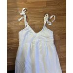 EXPRESS  White Ruffled Tiered Maxi Dress Size Medium Photo 3