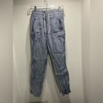 Athleta Blue Cabo Linen Jogger Pants size 2 Photo 1