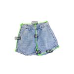 American Eagle  High-Rise Cuffed Mom Jean Shorts Light Wash Size 0 Photo 6