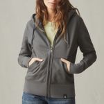 American Giant Womens Charcoal Grey Full Zip Hoodie Sweatshirt Size S Gray Photo 6