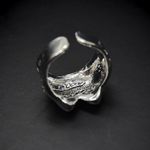 Gothic Joker Mask Ring Silver Size 8 Photo 5