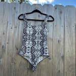 Iris  snakeskin bodysuit‎ size small Photo 5