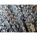 Original Aran Knit Sweater Medium 100% Merino Wool Chunky Grandpa Cableknit Purple Photo 5