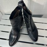 Louise et Cie  ZALIA Black Leather Zip Ankle Boots Size 6.5 NWOT Photo 2