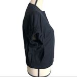 Echo Black Wool Blend Short Sleeve Cropped Jacket Size S/M Photo 2