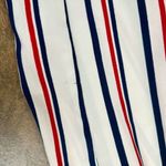 ZARA  Trafaluc Collection Cropped Wide Leg Striped America Pants Medium Photo 6