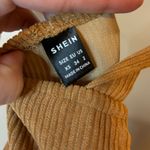 SheIn Tan Corduroy Romper Size XS Photo 3