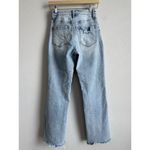Lovervet LA High Waist Distressed Straight Cut 90's‎ Dad Jeans Women’s Size 24 Blue Photo 5