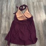 J.Crew  halter swim dress burgundy swim dress size 10 Photo 5