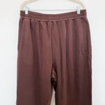 Naked Wardrobe NWOT  Jogger Sweatpants Brown Size 1X‎ Photo 1