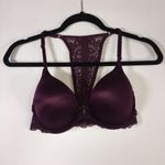 Victoria's Secret Victoria’s Secret Bombshell Rhinestone Lace Halter Bra Front Clasp 34C Photo 4