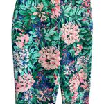 ZARA  Multicolor Floral Pixie Cut Pants with Bold Colors and Elastic Waist Photo 1