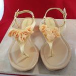 st. john's bay  Pale Yellow Sandals - Size 9 Photo 0