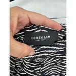 Derek Lam Women Black White Animal Print High Waisted Side Pockets Shorts Size M Photo 6