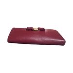 Salvatore Ferragamo  Vara Bow red leather wallet Photo 4