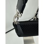 The Sak The Womens BlackWoven Clutch Handbag Shoulder Purse Excellent Condition Photo 7